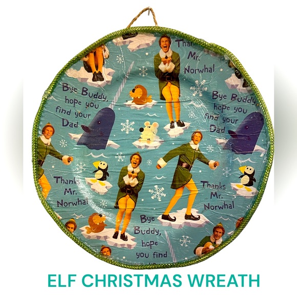 Elf Movie Christmas Wreath-Handmade-New - Picture 1 of 1